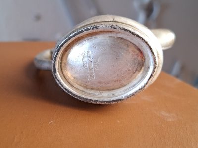 Antiker versilberter Sahnekännchen / Milchkännchen