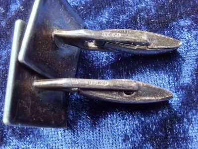 Silber Manschettenknöpfe