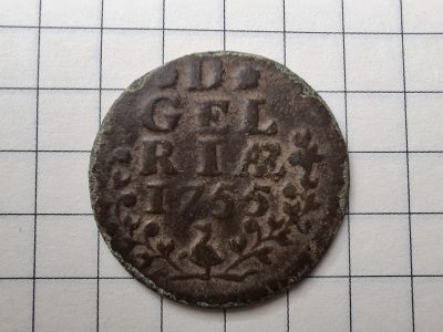 Gelderland 1 Duit 1755