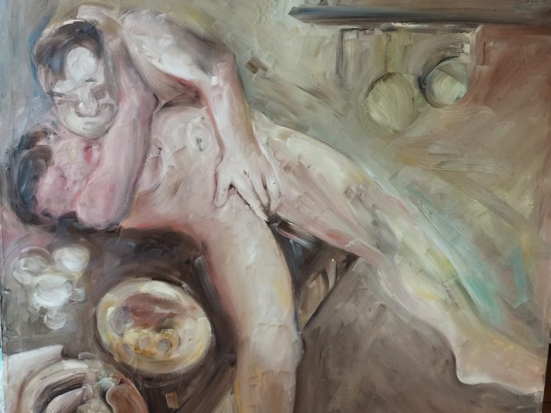 Ein Ölgemälde aus den 1980er Jahren