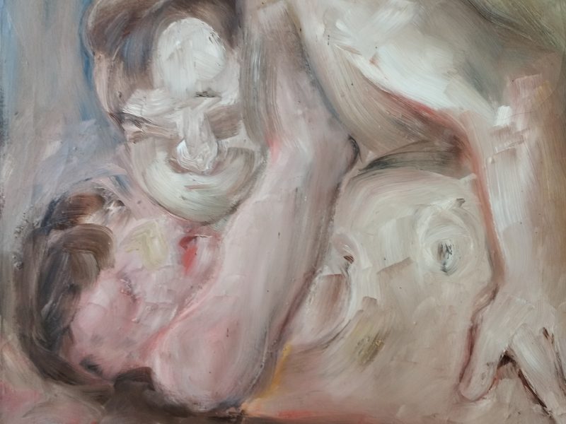 Ein Ölgemälde aus den 1980er Jahren