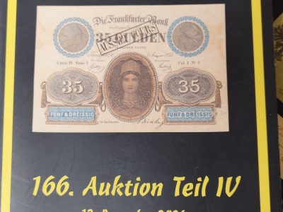 Teutoburger Münzauktion 2024-2025